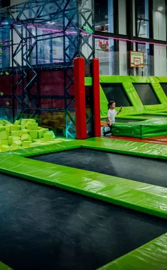 2 батутных дорожки